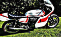 cb750 ss britain motorbike A4 Photo Print