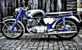 cb77 motorbike A4 Photo Print