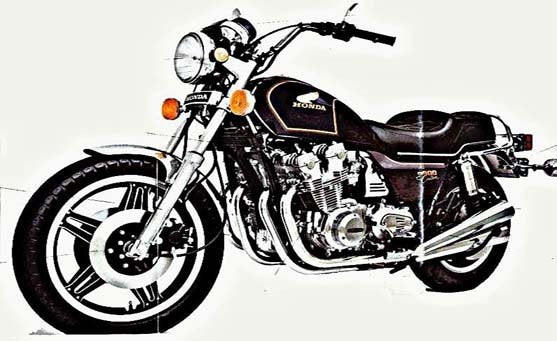 cb900 custom motorbike A4 Photo Print