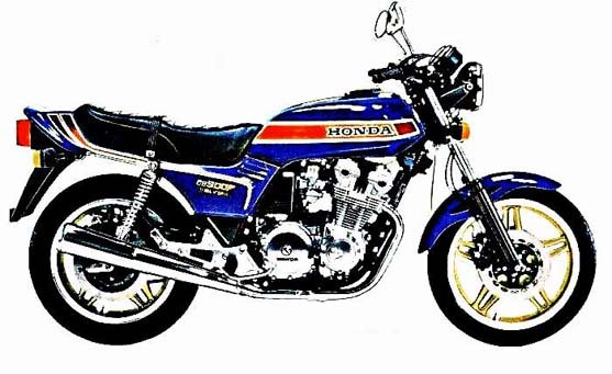 cb900fb motorbike A4 Photo Print