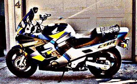 cbr1000 large motorbike A4 Photo Print