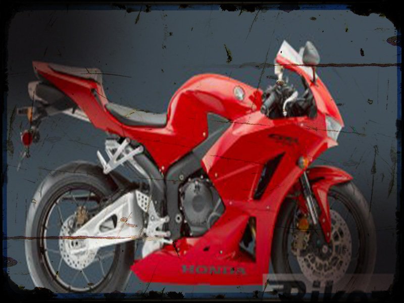 cbr600rr abs A4 Photo Print Motorbike Vintage Aged