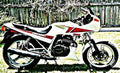cbx250 motorbike A4 Photo Print