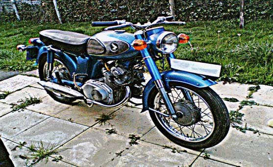 cd175 motorbike A4 Photo Print
