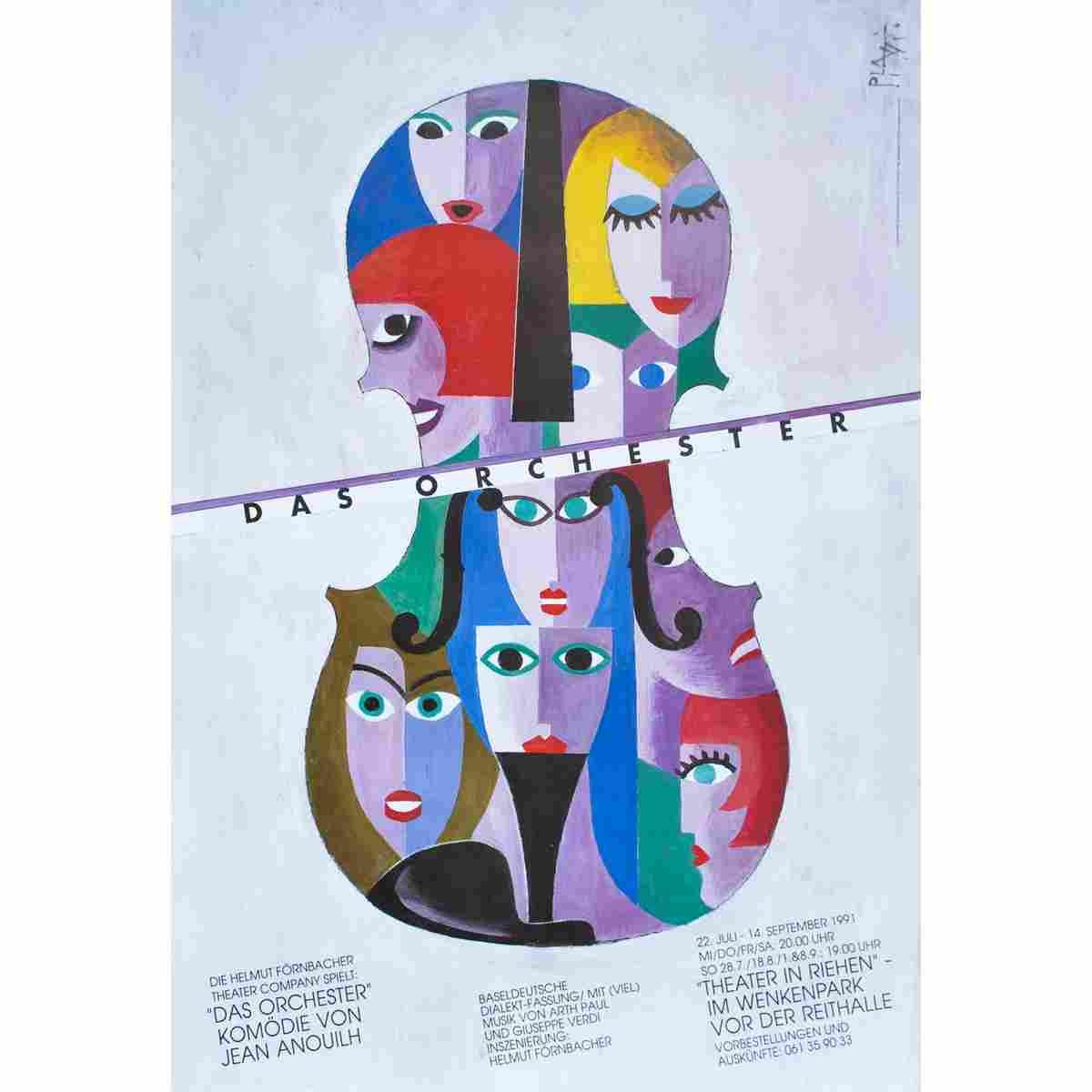 celestino piatti musikfestwochen luzern 1993 3 Advert A4 Photo Print