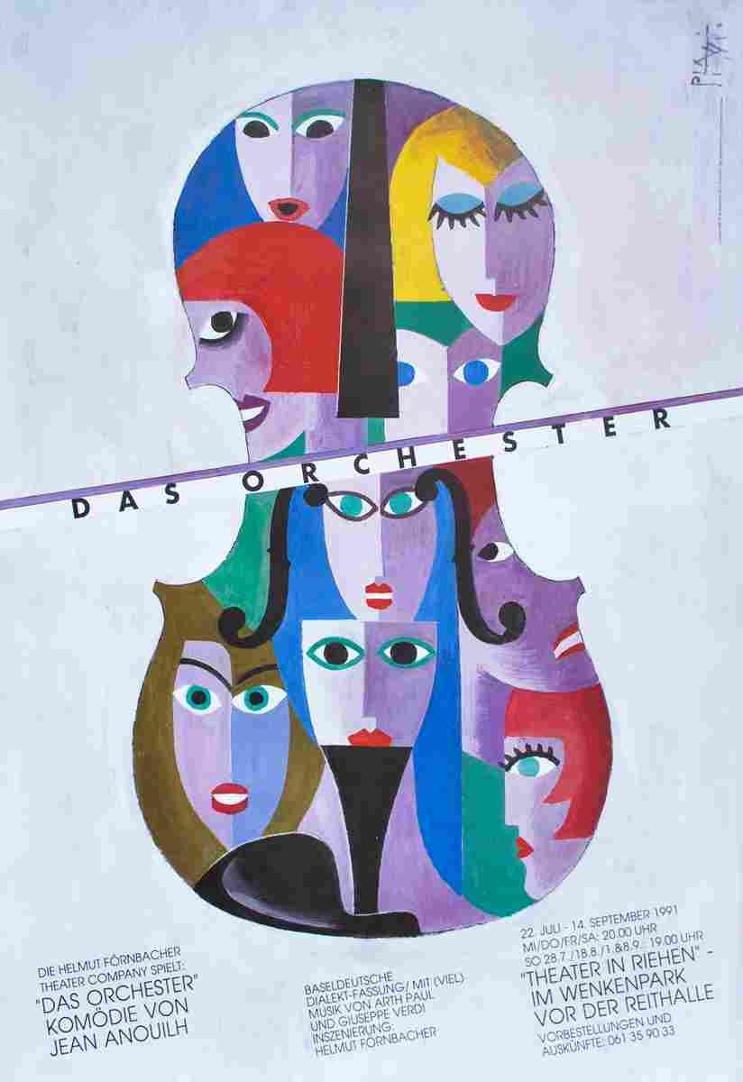 celestino piatti musikfestwochen luzern 1993 5 Advert A4 Photo Print
