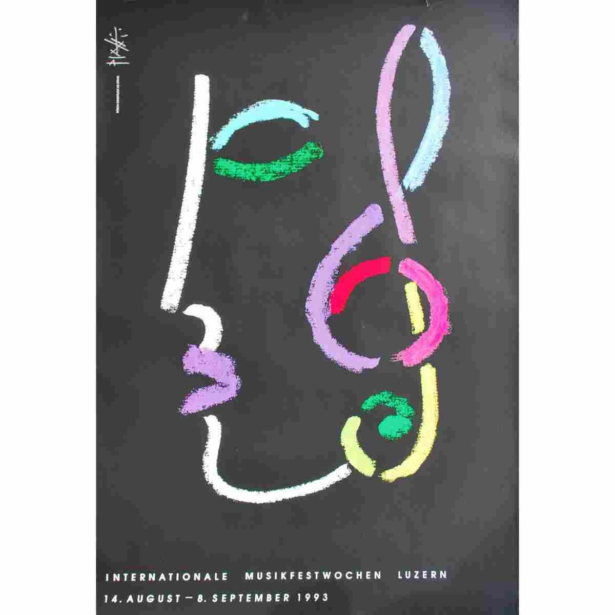 celestino piatti musikfestwochen luzern 1993 7 Advert A4 Photo Print