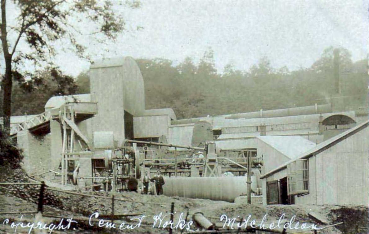 cement works mitcheldeanVintage 1880s 1900s A4 Photo Print