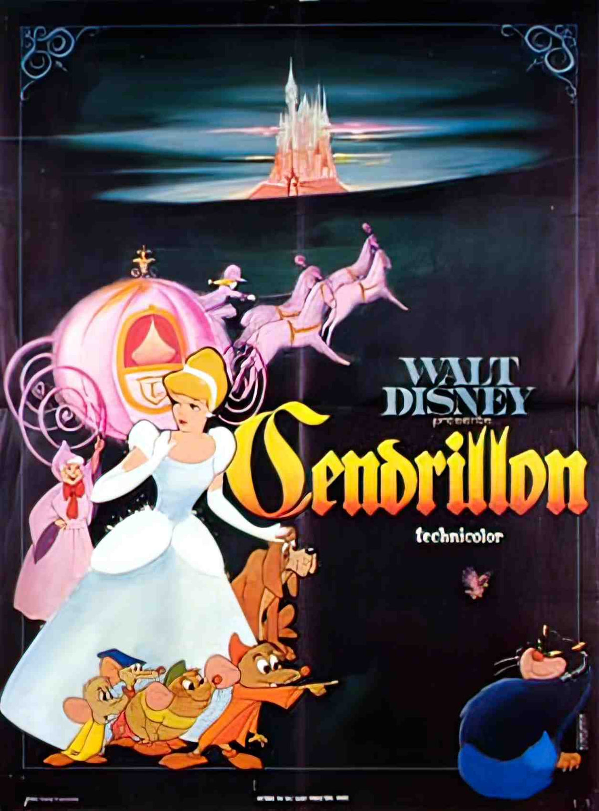 cendrillon pt R Advert A4 Photo Print