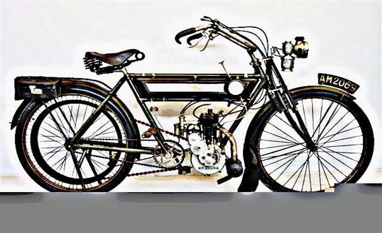 centaur motorbike A4 Photo Print