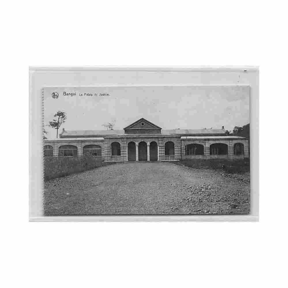 centrafrique bangui le palais de justice ed nels Vintage A4 Photo Print
