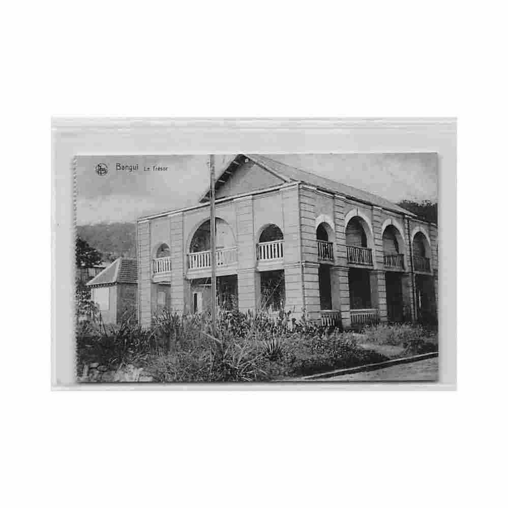 centrafrique bangui le tresor ed nels Vintage A4 Photo Print