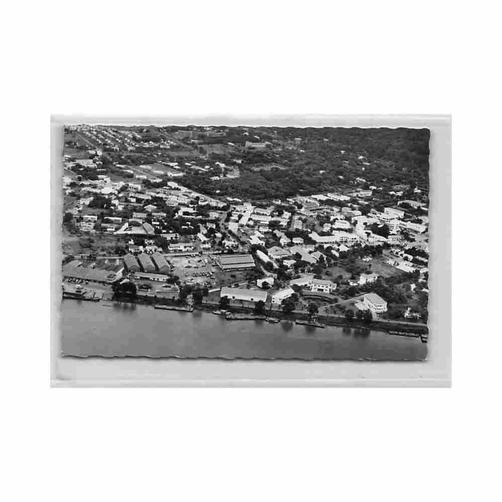 centrafrique bangui vue aerienne ed au messager 3043 Vintage A4 Photo Print
