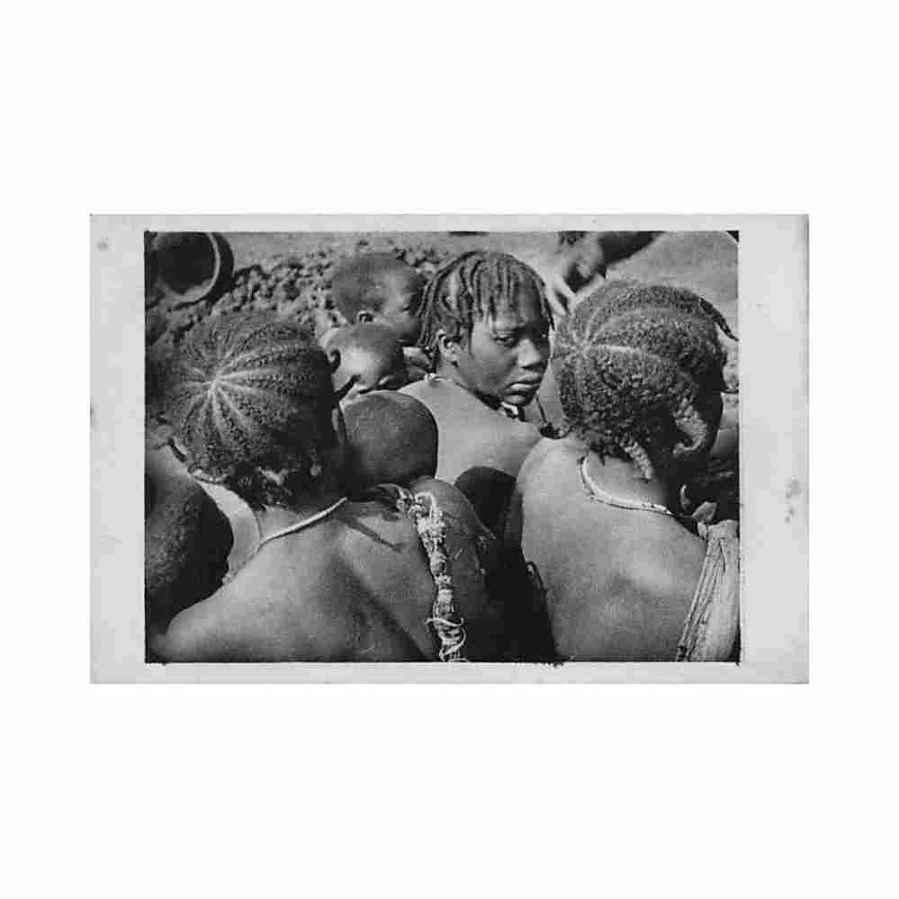 centrafrique coiffures ed r begue 30 Vintage A4 Photo Print