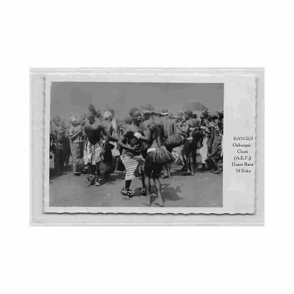 centrafrique danse race m baka ed m balard Vintage A4 Photo Print