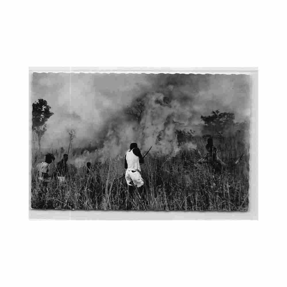 centrafrique feu de brousse ed hoa qui 3802 Vintage A4 Photo Print