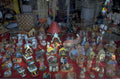 ceramic figurines christmas 1980s 1990s A4 Photo Print