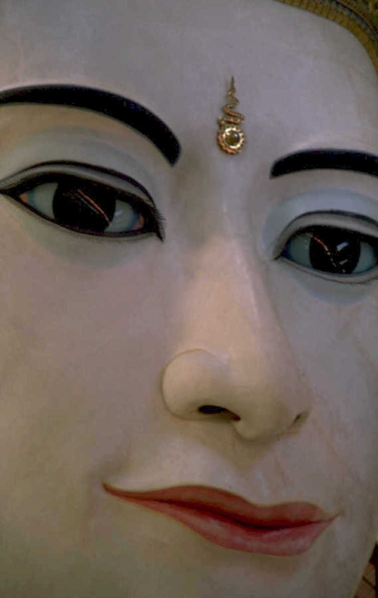 ceramic mask deity 1980s 1990s A4 Photo Print