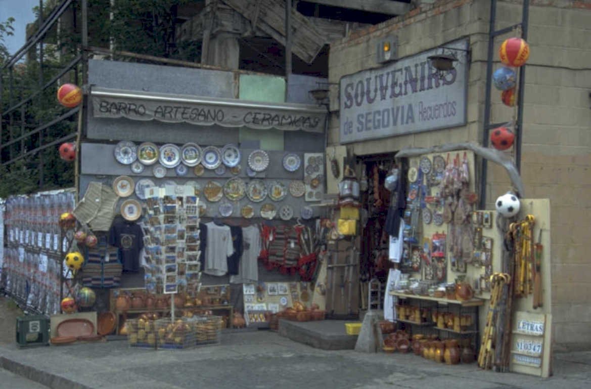 ceramic plates segovia 1980s 1990s A4 Photo Print