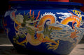 ceramic vase dragon 1980s 1990s A4 Photo Print