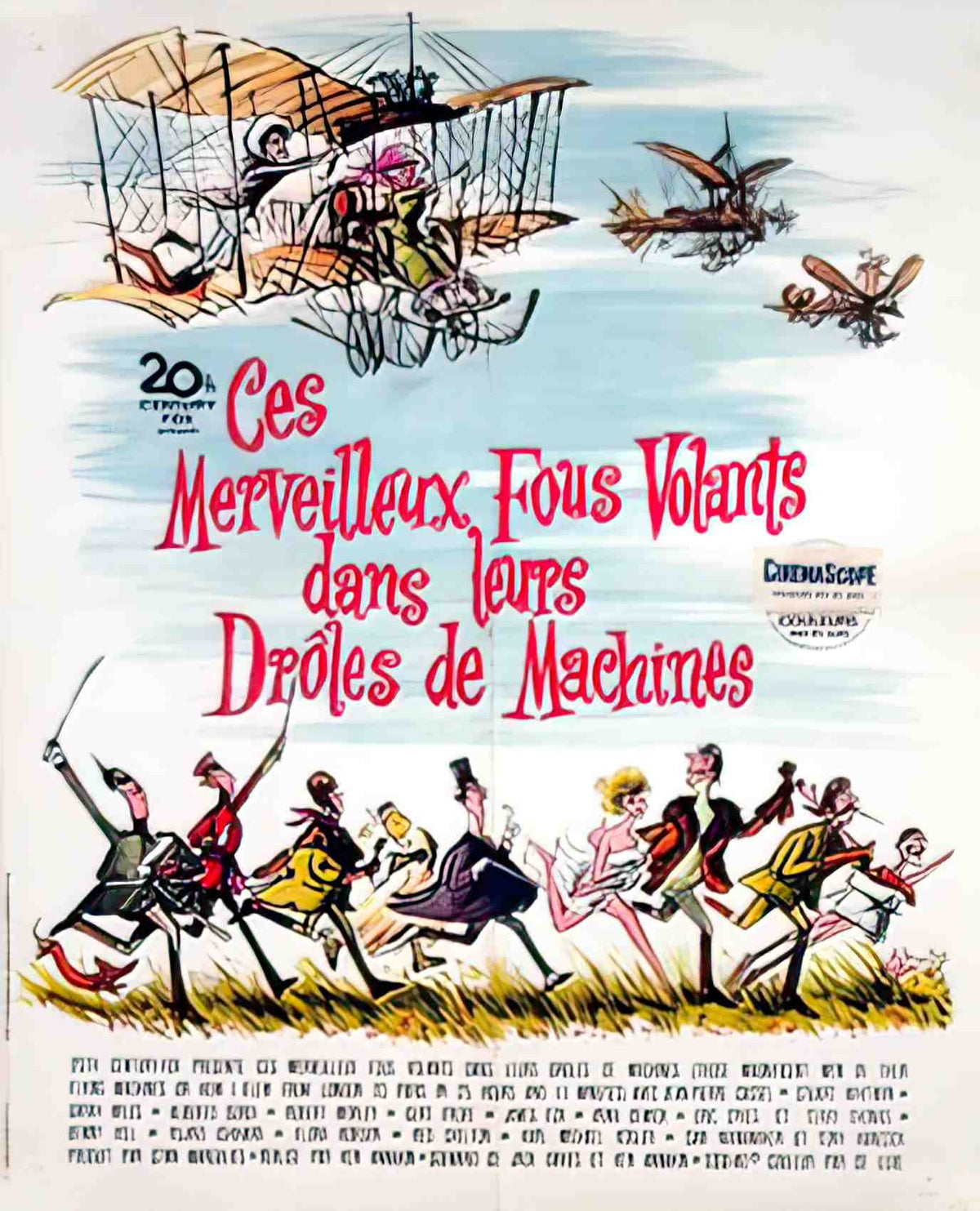 ces merveilleux fous pt Advert A4 Photo Print