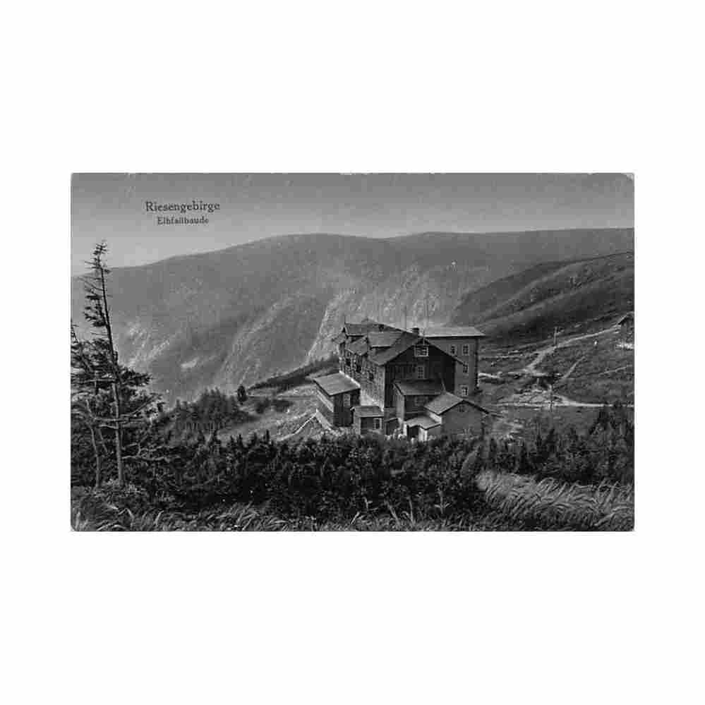 cesko czech rep krkonose riesengebirge labska bouda elbfallbaude Vintage A4 Photo Print