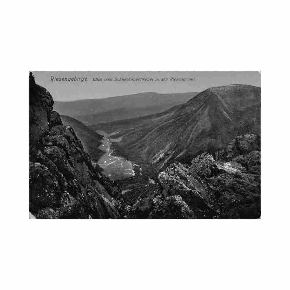cesko czech rep krkonose riesengebirge snezka schneekoppe Vintage A4 Photo Print