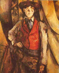 cez Boy in a red Waistcoat Art A4 Photo Print