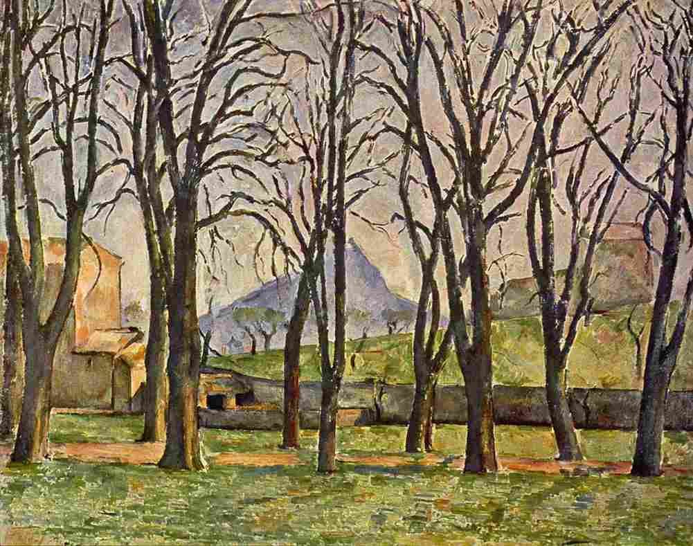 cez Chestnut Trees Art A4 Photo Print