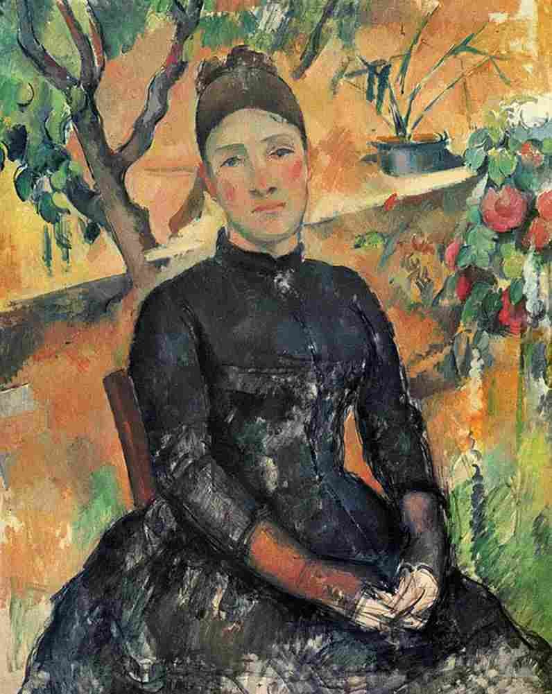 cez Madame Cezanne in the Conservatory Art A4 Photo Print