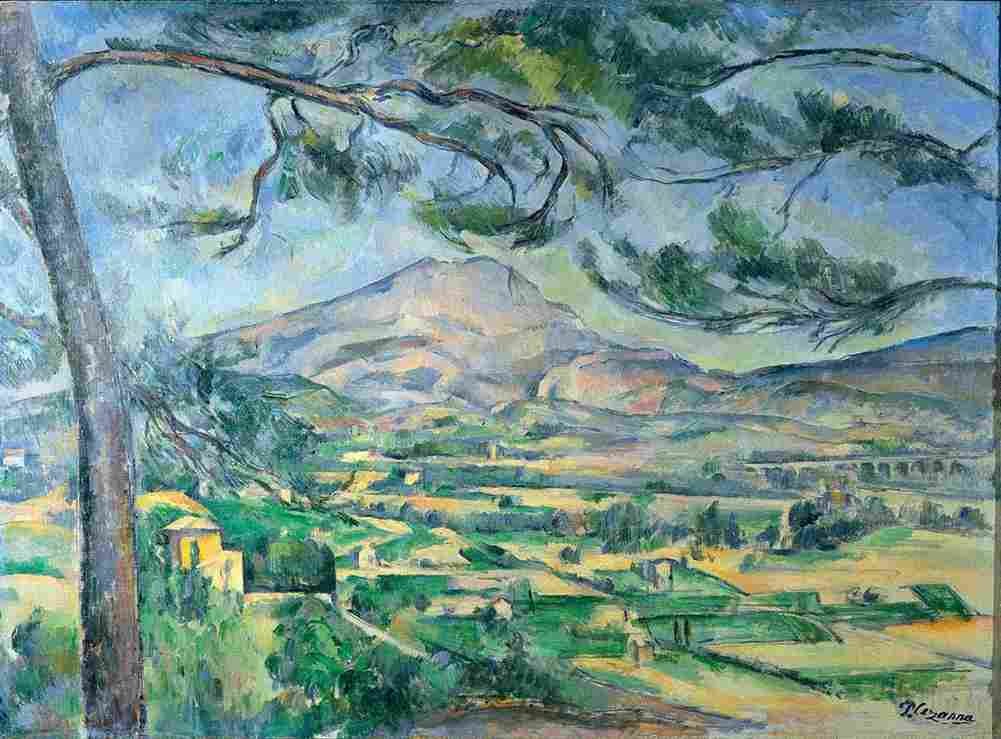 cez Mont Sainte Victoire Art A4 Photo Print