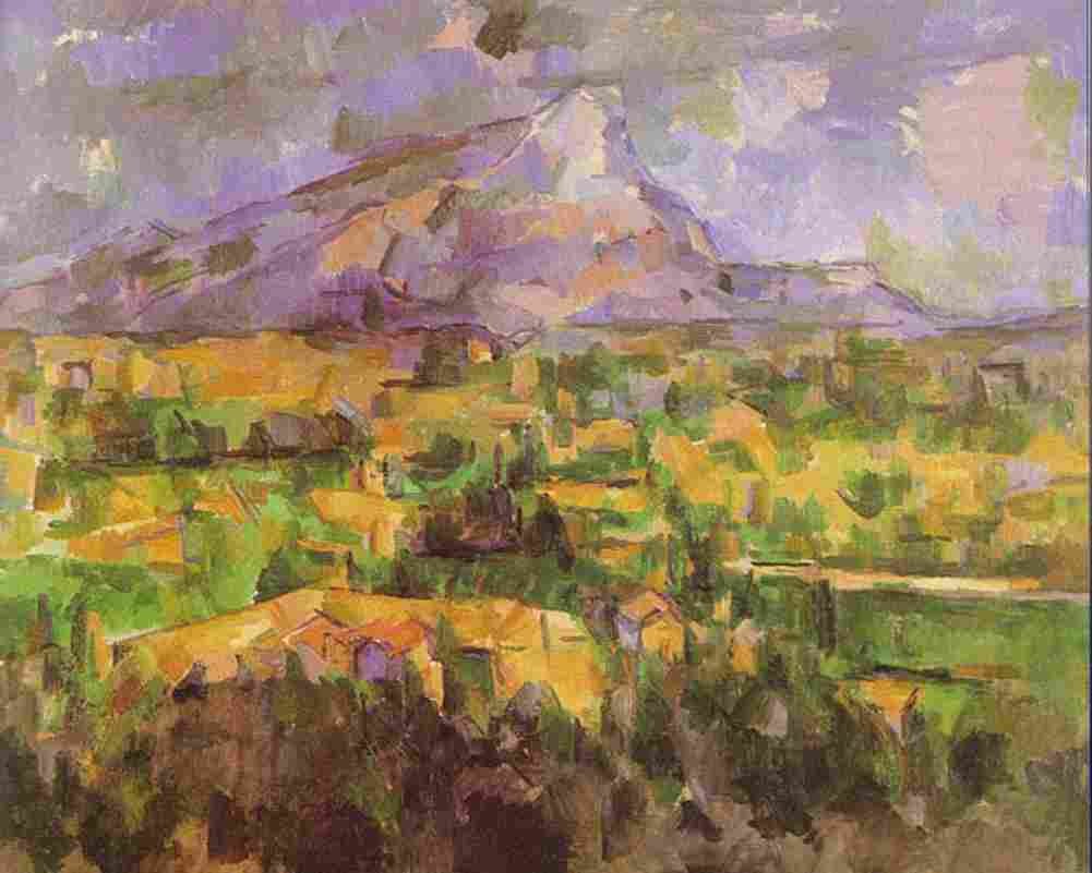 cez Monte Sainte Victoire Art A4 Photo Print