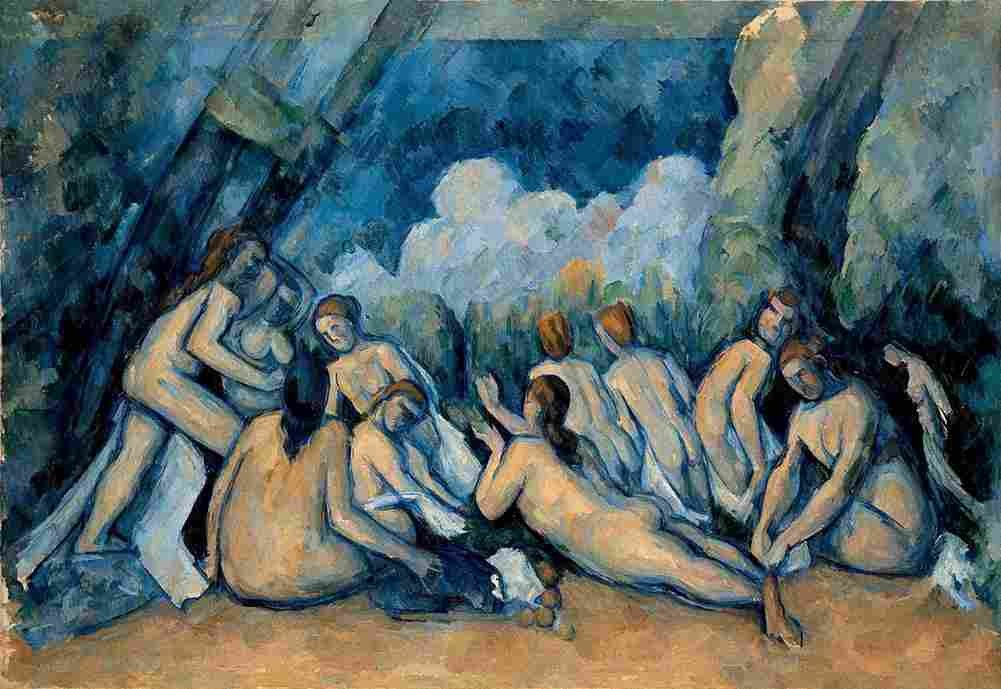 cez The Bathers Art A4 Photo Print