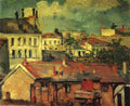 cez The Roofs Art A4 Photo Print