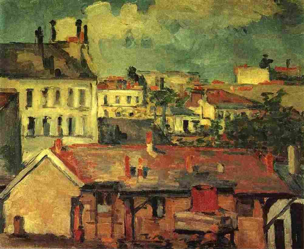 cez The Roofs Art A4 Photo Print