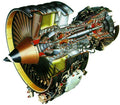 cfm56 cutaway A4 Photo Print
