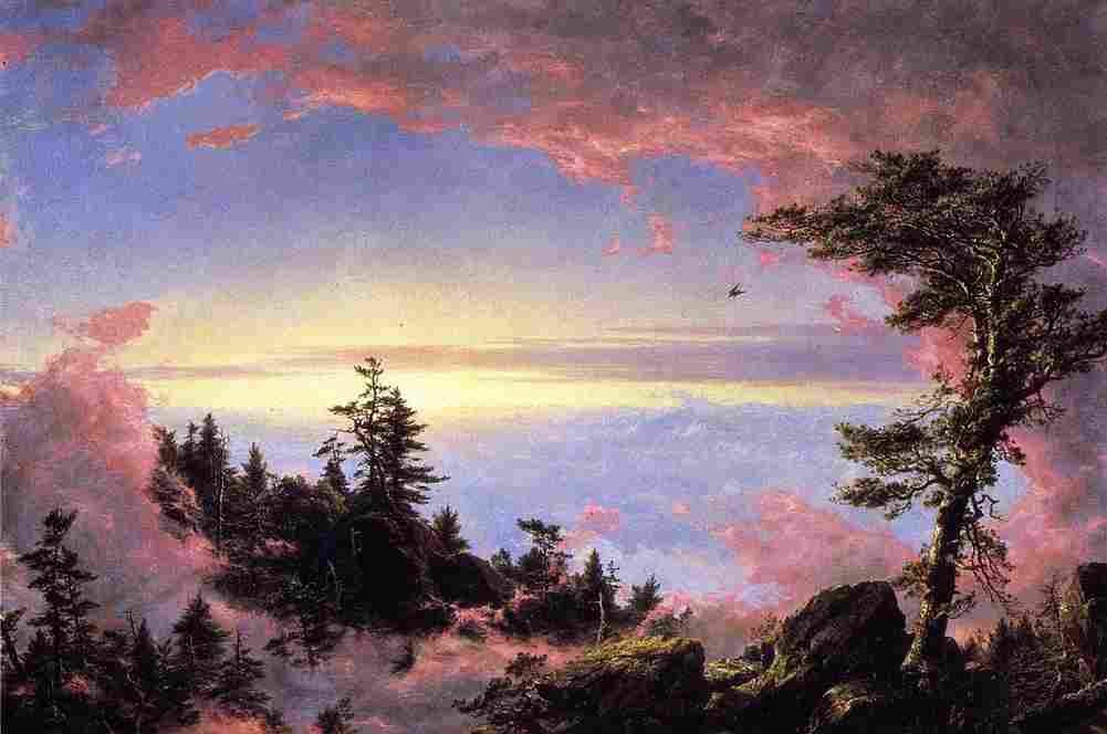 ch Above the Clouds at Sunrise Art A4 Photo Print