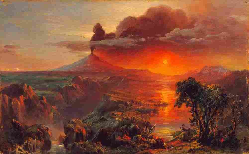 ch Study of Cotopaxi Art A4 Photo Print