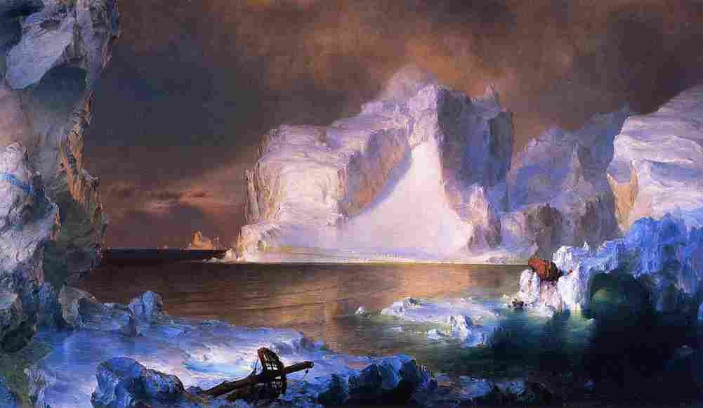 ch The Icebergs Art A4 Photo Print