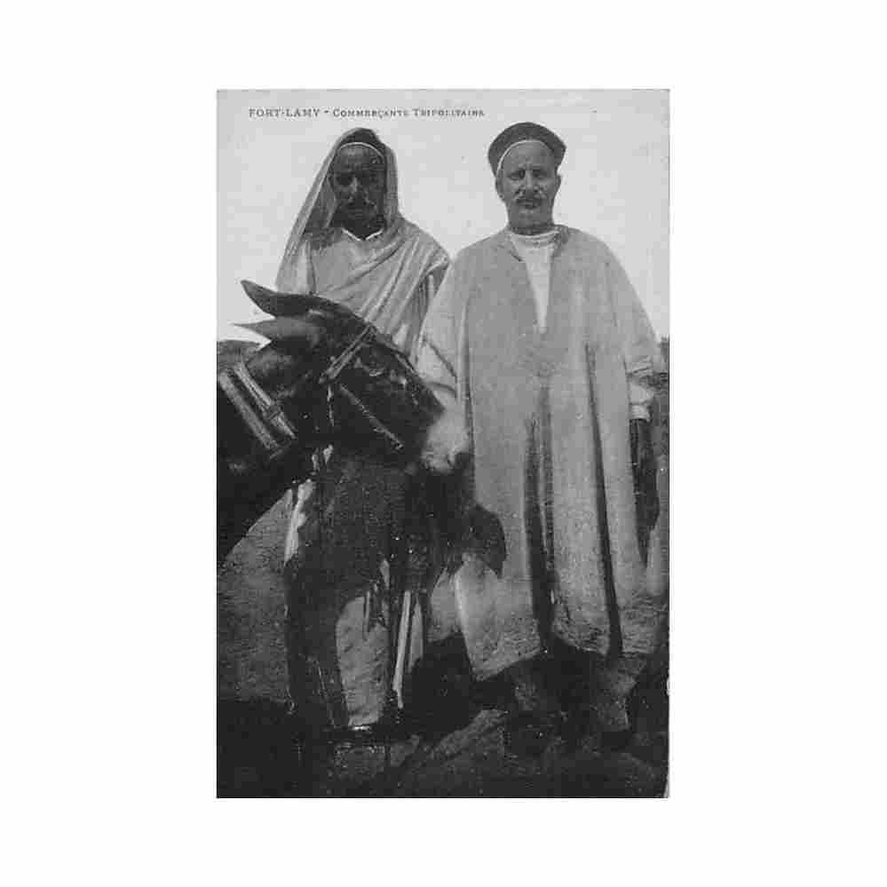 chad fort lamy tripolitan traders ath c marcopoulos tchad fort lamy commercants tripolitains ed ath c Vintage A4 Photo Print