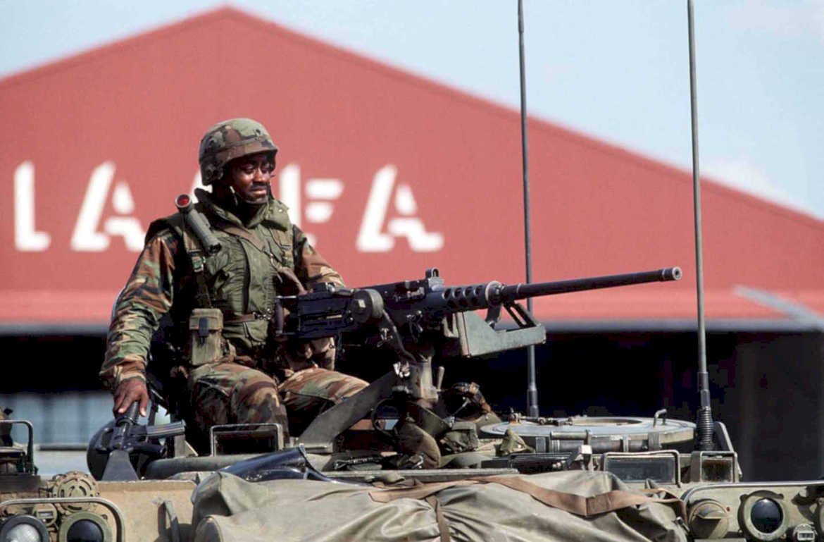 chadian army erc91980s 1990s A4 Photo Print