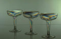 champagne coupes rainbow Vintage A4 Photo Print