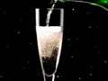 champagne flute bubbles 11980s 1990s A4 Photo Print