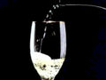champagne pouring glass1980s 1990s A4 Photo Print