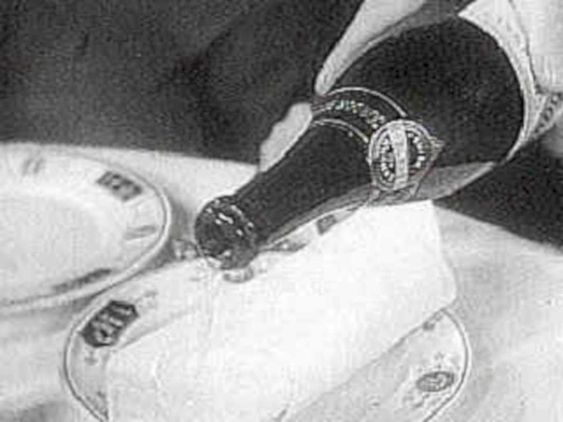 champagne toast dinner1980s 1990s A4 Photo Print