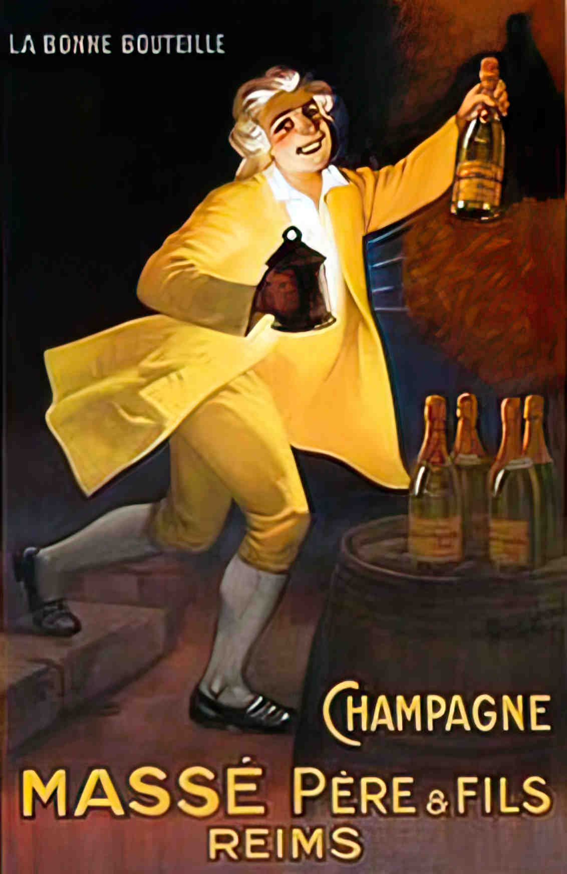 champagnemassebyAuzolle Advert A4 Photo Print