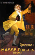 champagnemassebyAuzolle Vintage Advert A4 Photo Print