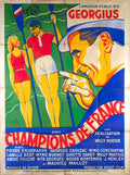 champions de france Advert A4 Photo Print
