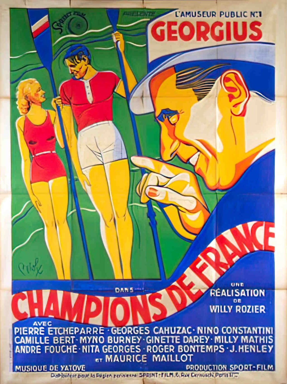 champions de france Advert A4 Photo Print