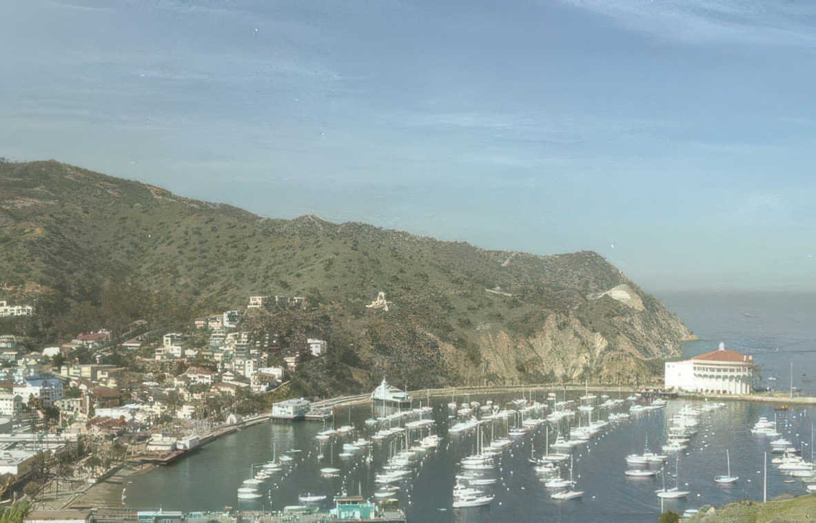 channel islands harbor 1 Vintage A4 Photo Print